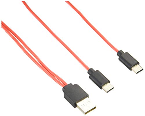 Amazon.co.jp: エスエスエーサービス 充電専用 USB Type-C 2股ケーブル